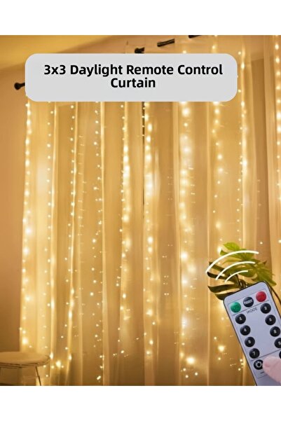 Tuncel Store ديكور إضاءة LED من نوع الستارة التي يتم التحكم فيها عن بعد