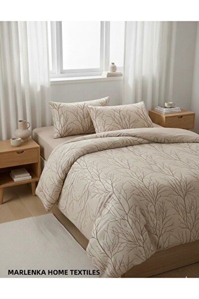 Marlenka Home Tex SET DE HUSĂ DE PĂTĂRĂ CU MOTIV DE RAMURI DE PĂDUCI