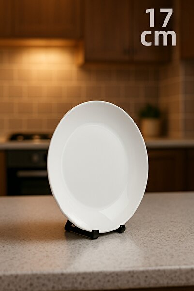 PEARSTORE 17 cm Oval Round Serving Plate Dessert Plate Polycarbonate, Dessert...