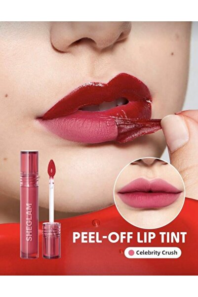 SHEGLAM Peel Talk Lip Tint – Celeb Crush – Peel-Off Lip Tint
