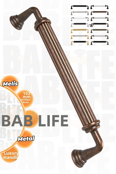 bablife مقابض أثاث خزانة أدراج فاخرة من النحاس العتيق مقاس 160 مم من ميليس ميتال مع جميع خيارات الألوان