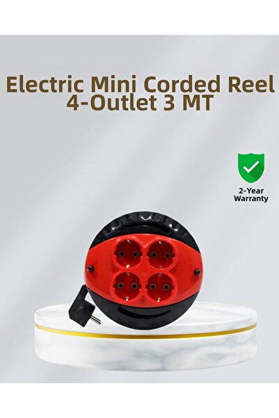 Epilons Ce Certified 3 Meter 4-Port Cable Socket Reel Azrlya-Kr-Rs34