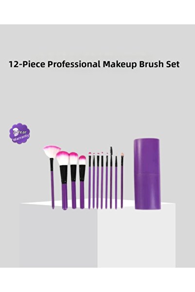 shopwave 12Pcs Professional Makeup Brush Set Ultra Soft Synthetic Bristles