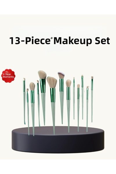 shopwave 13pcs soft bristle makeup brush set - professional quality, suitable...