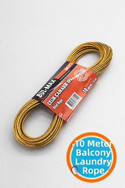 NZB Balcony Clothesline Rope 10 Meters Bmx-3712 Handrail Hanging Steel Clothesline