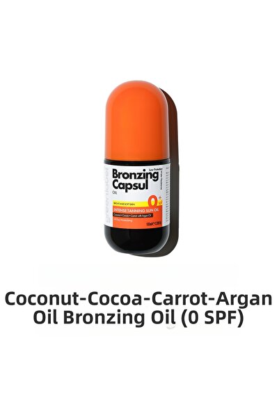 Greenlabel 100 ml Bronzing Capsul Oil - Containing Carrot, Cocoa and Coconut Oil