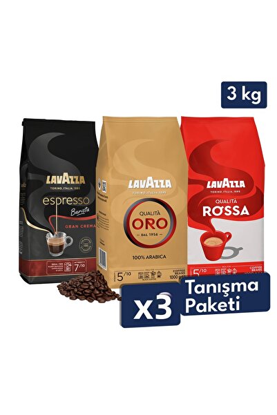 LavAzza كواليتا أورو، إسبريسو باريستا جران كريما، كواليتا روسا قهوة حبوب 1 كج...