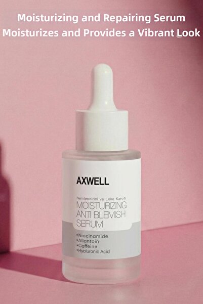 AXWELL Moisturizing Revitalizing Anti-Blemish Skin Serum Hyaluronic Acid & Pe...