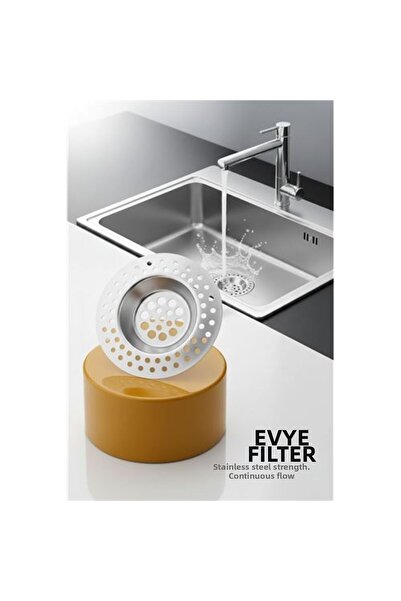 Skygo Sink Strainer 7.1 cm Stainless Steel - Kitchen Sink Drain Strainer Set ...