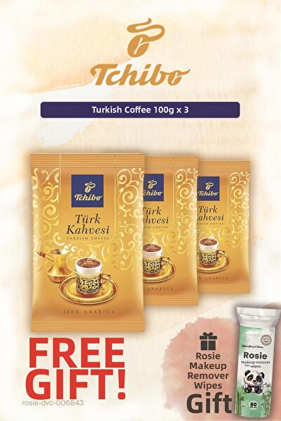 Tchibo X3 Turkish Coffee 100 Gr and Cotton