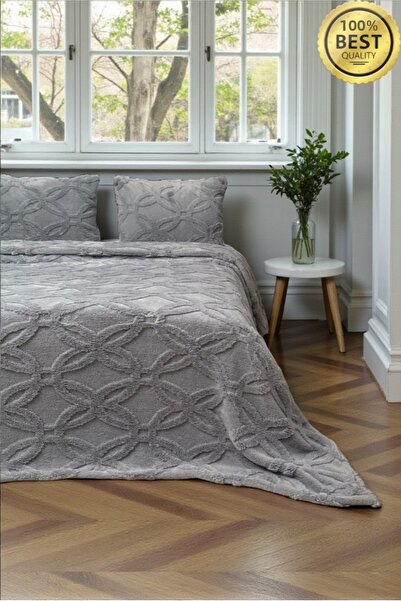 VESSİNOHOME Set cuvertură de pat dublă Wellsoft Seriile Orion 230×250 + 2 feț...