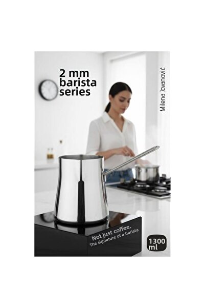 Skygo Premium 304 Stainless Steel Coffee Pot 1300ml Professional Barista Seri...