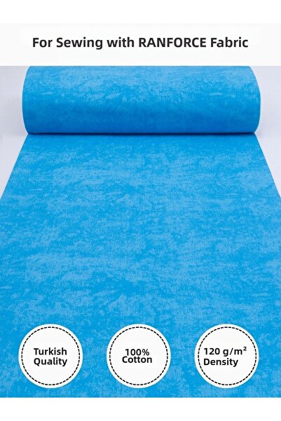 FabricMarket Țesătură Ranforce pentru cusut lenjerie de pat – bumbac 100% % 240 cm × 100 cm, model de marmură