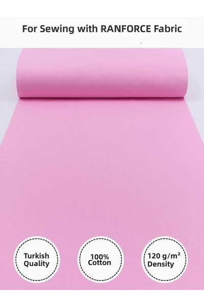 FabricMarket Ranforce Fabric for Sewing Quilts – 100% Cotton, 240 cm × 100 Cm, Plain Dyed