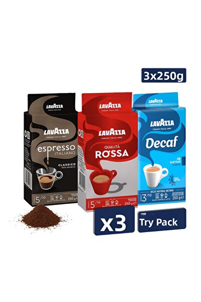 LavAzza ديكاف ماي إيزي داي كلاسيكو + كواليتا روسا + قهوة اسبريسو كلاسيكو إيطا...