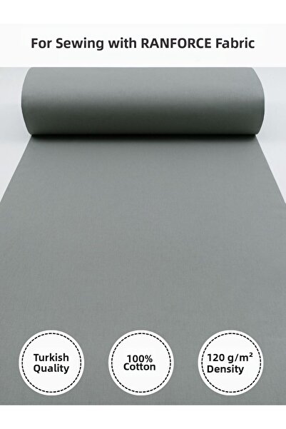 FabricMarket Ranforce Fabric for Sewing Quilts – 100% Cotton, 240 cm × 100 Cm, Plain Dyed