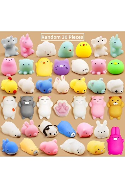 Choice 10 قطع من ألعاب الضغط العشوائية الملونة، حيوانات صغيرة، ألغاز تفاعلية ...