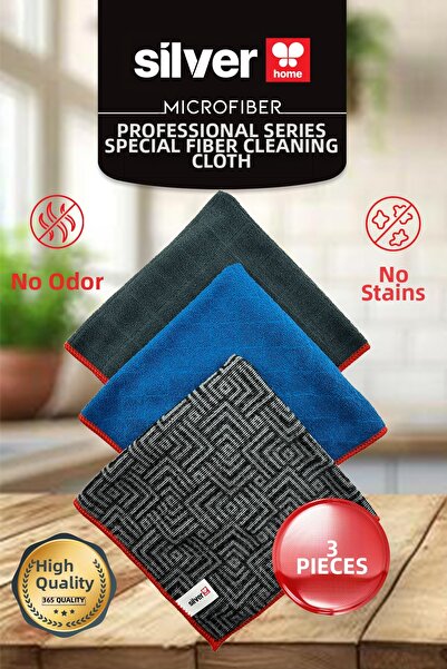 SİLVER HOME Microfiber Professional Series Special Weaving Dense Texture Supe...