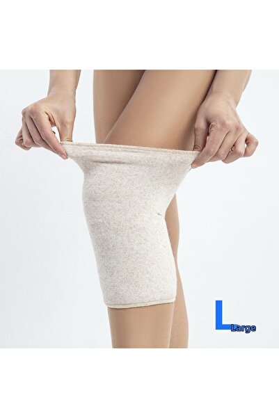 Ht Sağlık وسادة الركبة الصوفية - كبيرة