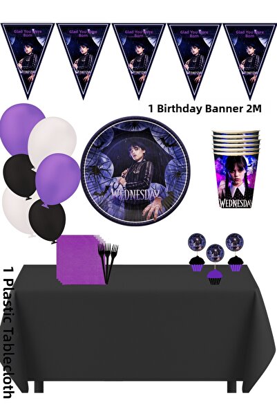 HAPPYLOOPPARTY Set de decorațiuni pentru petrecerea de aniversare pentru 32 d...