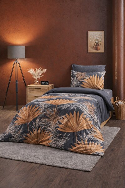 UYGURİYE Single Duvet Cover Set Comforter Cover 70% Cotton Floral Pattern+ Fi...