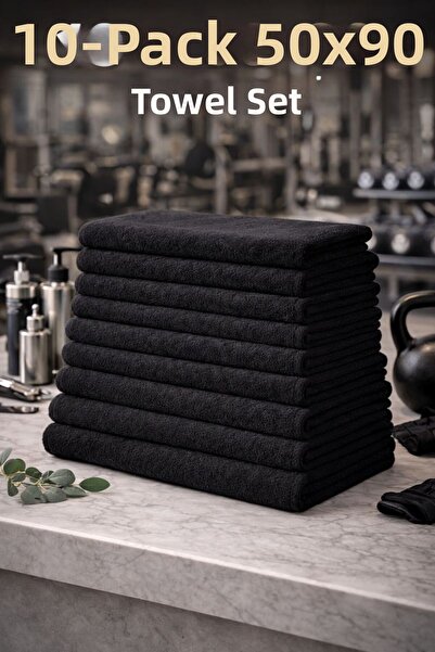 Elaganya Μαύρη αθλητική πετσέτα γυμναστικής που δεν λαβίστε λεκέδες Πετσέτα κ...