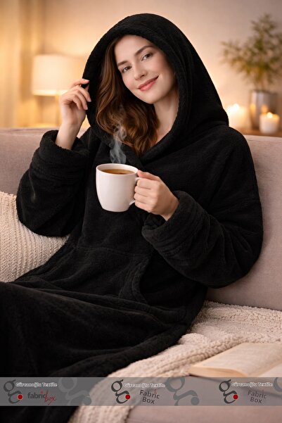 Fabric Box Pătură TV purtabilă cu glugă Wellsoft - Glugă Wellsoft care ține căldura