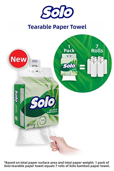 Solo منشفة ورقية قابلة للتعليق 1=7