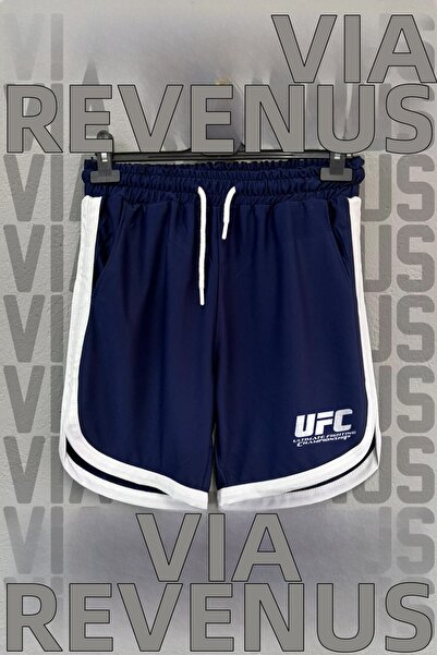 Vordevia شورت التدريب الرياضي UFC Ulti مطبوع تفاصيل أسطوانية Jarse