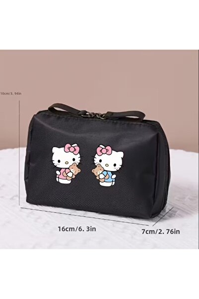 Hello Kitty козметична чантичка - черна