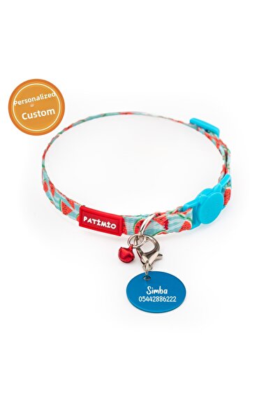 PATİMİO طوق قطط قابل للتعديل مع جرس وقفل أمان، هدية مميزة