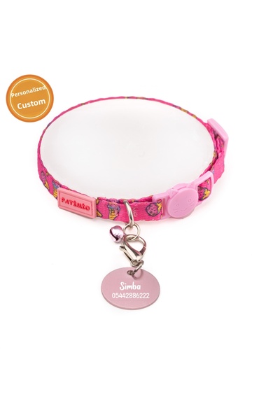 PATİMİO طوق للقطط قابل للتعديل مع جرس وقفل أمان كهدية