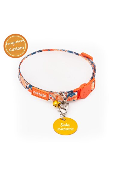 PATİMİO طوق للقطط قابل للتعديل مع قفل أمان وجرس هزاز كهدية