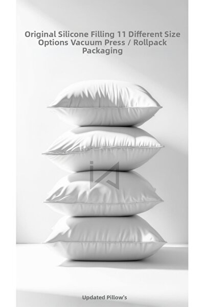 İzgi Concept Premium Μαξιλάρι Ριχτάρι Εσωτερικό Μαξιλάρι 4 τεμαχίων Εξαιρετικά παχουλό Μαξιλάρι ριχτάρι με ίνες με επιλογές μεγέθους