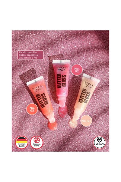 Rival Loves Me Rlm Lipgloss 8ml Glitter No.03