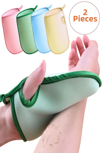 Kitchen Dream منشفة للجسم مكونة من قطعتين لتنظيف البشرة ومزيل الجلد الميت ومن...