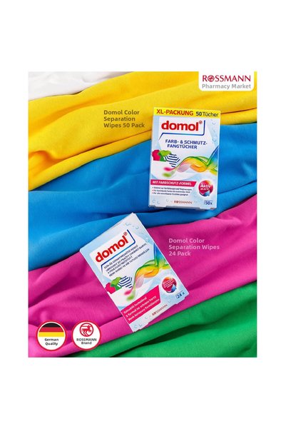 DOMOL Color Separator Wipes for Washing Machine 50 pcs