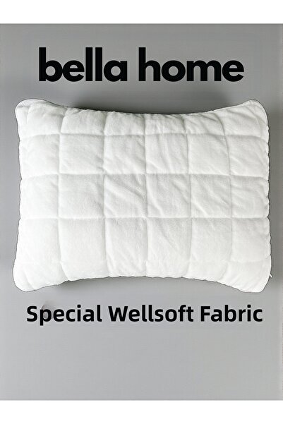Bella Home 50X70 Climate Quilted Pillow - Washable - Zippered - White with Special Bag