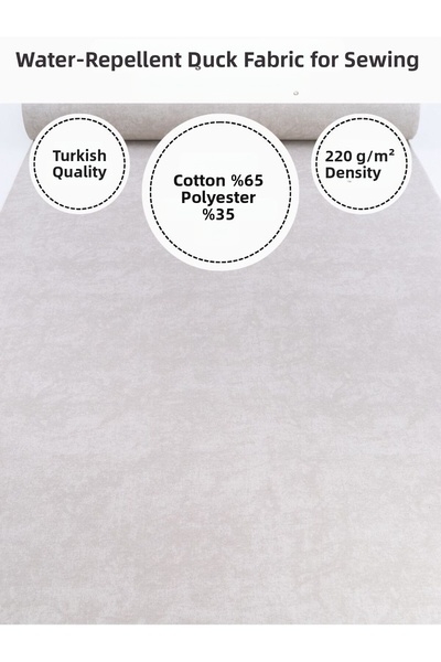 FabricMarket Țesătură Duck hidrofugă cu efect de marmură |   220 g/m² |   65% bumbac 35% poliester |   180 cm lățime