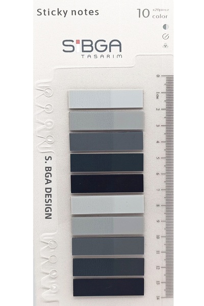 sibga tasarım Post-it colorat transparent. Semne de carte din plastic, autoco...