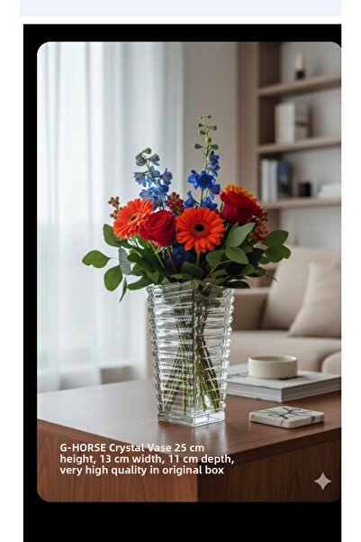 ORTAKÖY CENNETİ Vază cristalizată de calitate în cutie originală groasă, marc...