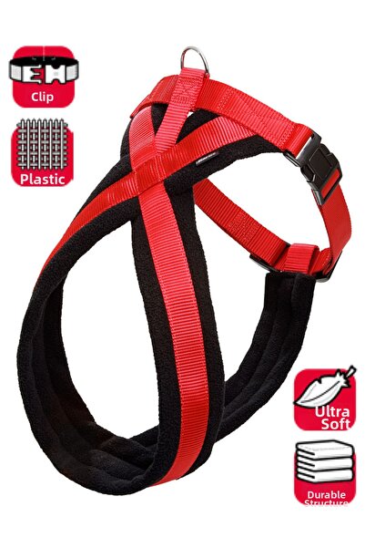 Karlie Ilkestor Chest Harness Ymş. Gçl. (233011) 84-120cm Black-Red.