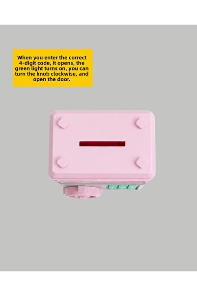 online kapsulavm avm alışveriş Large Capacity Password Money Saving Piggy Bank