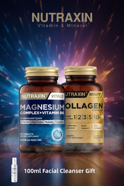 Nutraxin Advantageous Set of 2: Magnesium Complex |   Collagen Complex + 100m...
