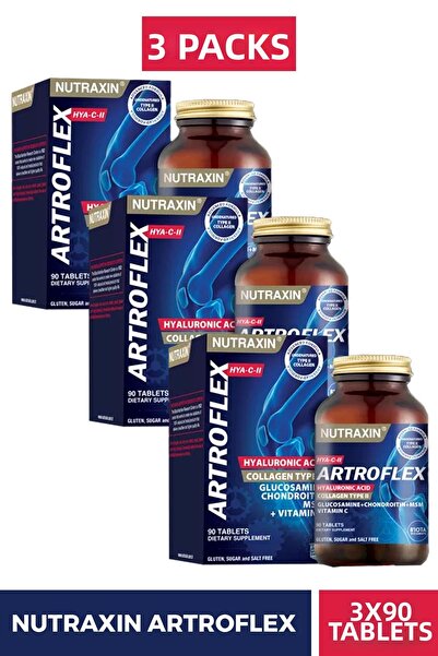 Nutraxin Artroflex Hya-C-Ii 90 Tablets Collagen 3 Pcs