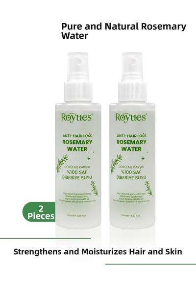 Royues Rosemary Water Anti-Hair Loss Hair Growth Promoting Hair Tonic 2-Piece...