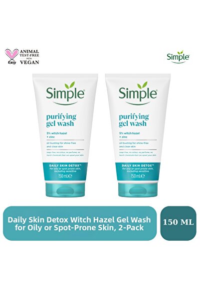 Simple Daily Skin Detox Blackhead Deeply Cleansing Facial Washing Gel 150 ml ...