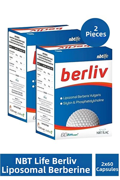 Nbt İlaç Humanlife Nbt Life Berliv Lipozamal Berberine 60 Capsules 2 Pieces