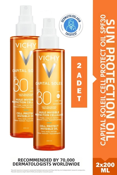 Vichy V Cs Cellprot Oil Spf30 200 ml 2 Pieces