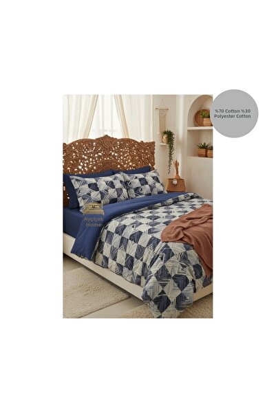 ayçiçek home SET DE AȘTERNUTURI PENTRU O PERSONĂ & CEARȘAF DE PAT FĂRĂ ELASTI...